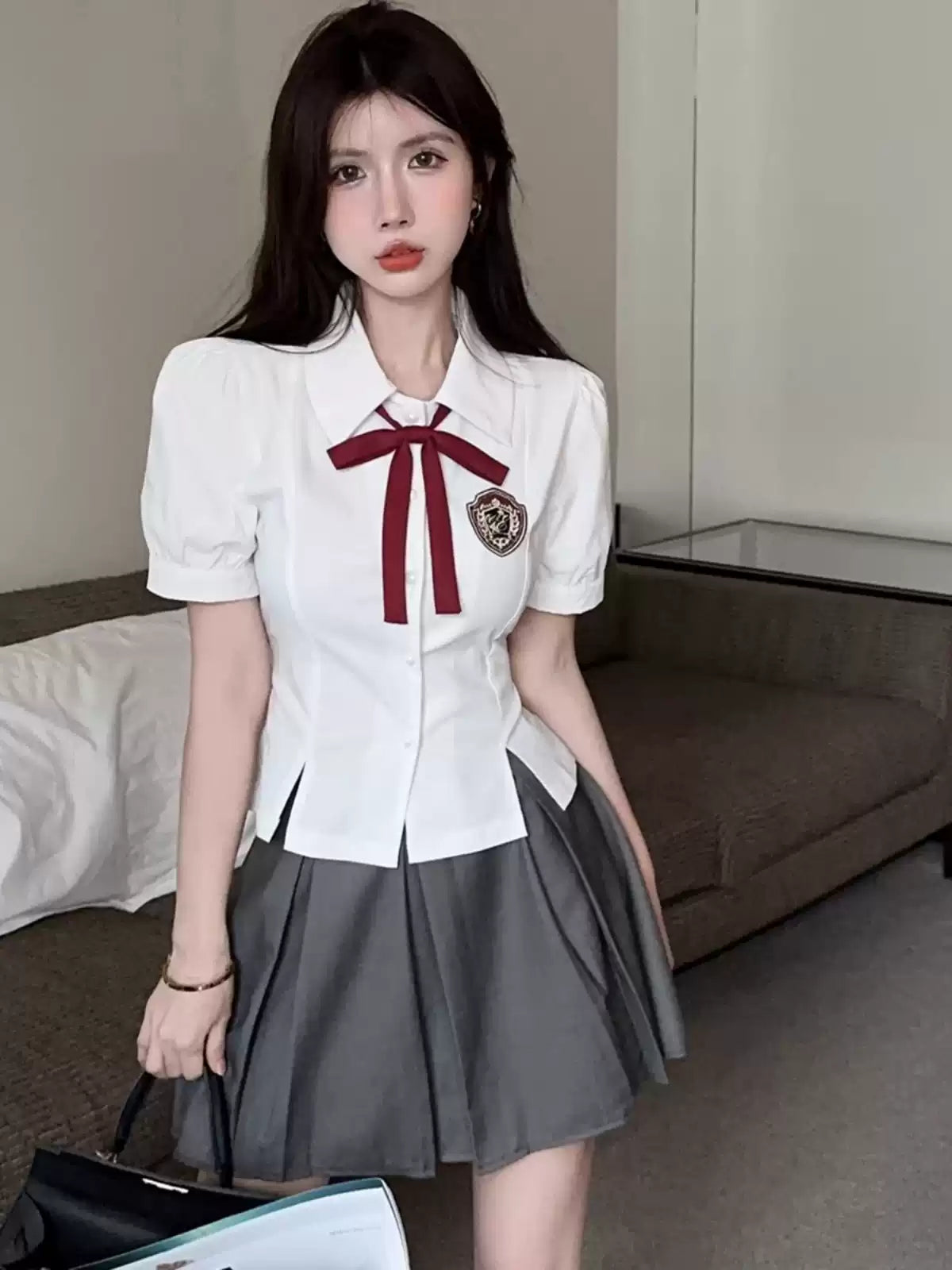 ชุดเครื่องแบบจังค์ชั่นเจเคจากสถาบันอังกฤษ และอังกฤษชุดเดรสจาก Disney ชุดสำหรับผู้หญิงสองคน